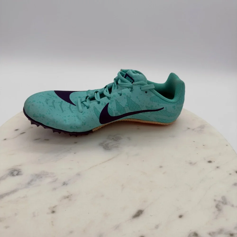 Nike Zoom Rival M 9 Track Spikes Womens‎ 8 Teal Black Racing Shoes 907565 300